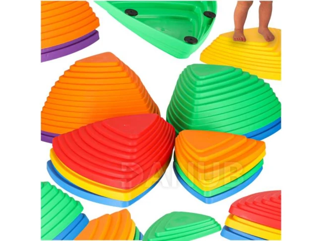 Senzorická cesta - říční kameny - 11 barevných prvků