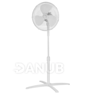 MIDEA stojanový ventilátor, bílá, 40 cm, 40 W