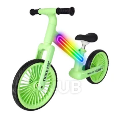 Odrážedlo Trike Fix Glow LED - neonovo-zelené