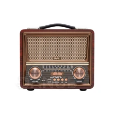 Přenosné retro rádio s multimediálním přehrávačem - bluetooth - MP3