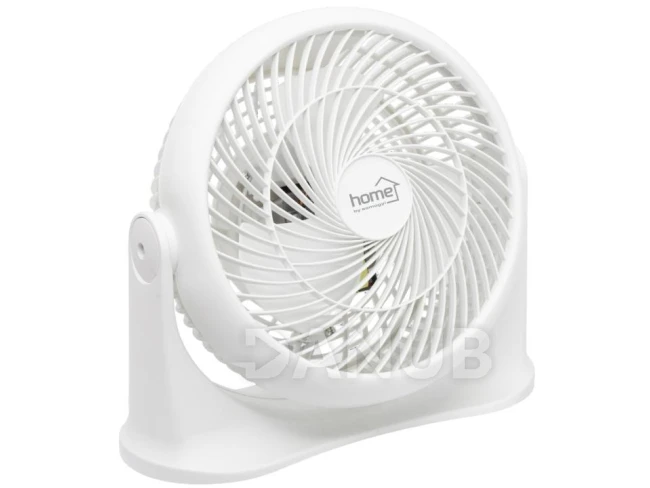 Stolní / nástěnný turbo ventilátor, 20 cm, 30 W, bílá