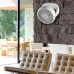 Stolní / nástěnný ventilátor, 23 cm, bílá