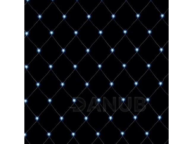 Vánoční LED světelná síť venkovní - 240LED - 3x3 m Studená bílá