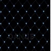 Vánoční LED světelná síť venkovní - 240LED - 3x3 m Studená bílá