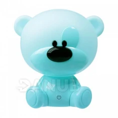 Dětská noční lampa LED Medvídek Polux, 2,5W - modrá