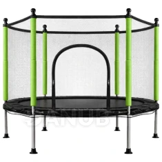 Dětská zahradní trampolína - 140 cm - zelená
