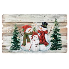 Dřevěný svítící obraz