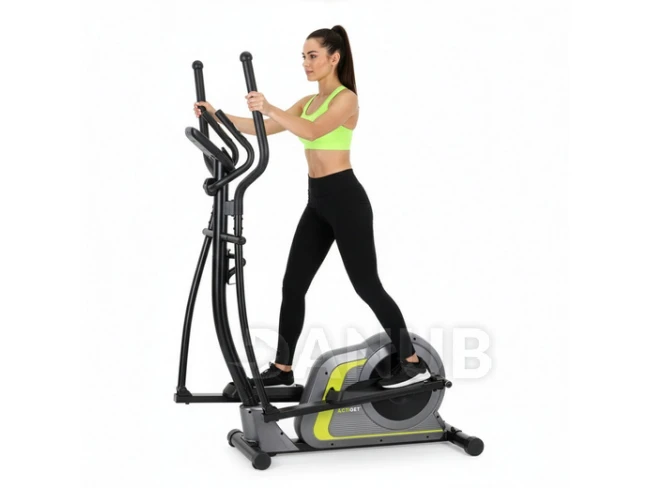 Eliptický magnetický trenažér pro cvičení a kardio trénink, fitness