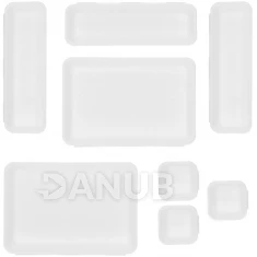 Sada organizérů do zásuvky 8ks - bílá