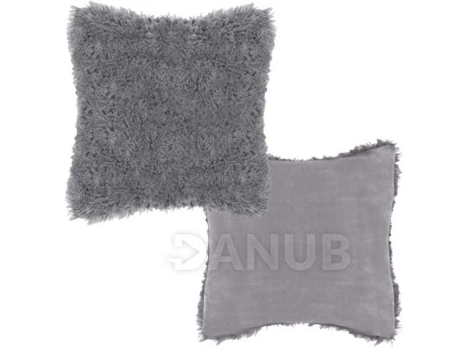 Povlak na polštář vlněná 40x40cm - šedá