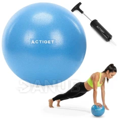 Gymnastický míč na pilates a rehabilitaci - 22 cm s pumpou - modrý