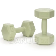 Jednoruční činky - 2 ks - 2x1,5 kg - zelené