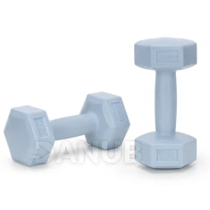 Jednoruční činky - 2 ks - 2x1 kg - světle modré