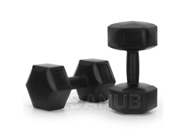 Jednoruční činky - 2 ks - 2x5 kg - černé Jednoruční činky - 2 ks - 2x5 kg - černé