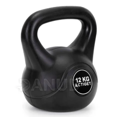 Kettlebell - 12 kg - černý