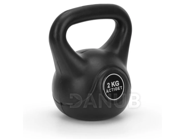 Kettlebell - 2 kg - černý
