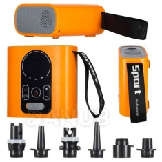 Elektrická pumpa pro SUP 22 PSI - 140W - oranžová/černá
