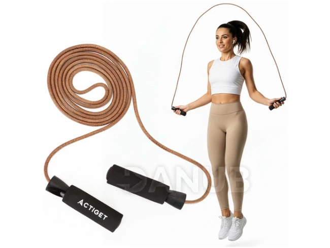 Kožené švihadlo - protiskluzové - 297 cm