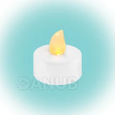 LED čajová svíčka, bílá, 2ks, 3V