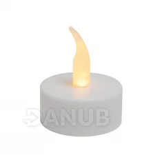 LED čajová svíčka, bílá 6ks, 3V