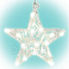 LED dekorace do okna, akrylová hvězda