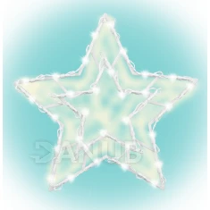 LED dekorace do okna, hvězda na baterie