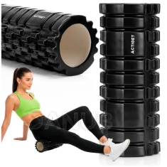 Masážní válec/roller - středně tvrdý - černý