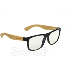 Brýle na počítač Blue Light dřevěné Wayfarer Modern Black