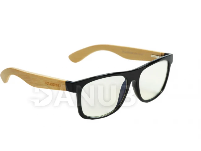 Brýle na počítač Blue Light dřevěné Wayfarer Modern Black