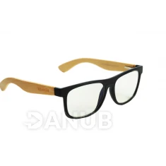 Brýle na počítač Blue Light dřevěné Wayfarer Modern Black Wood