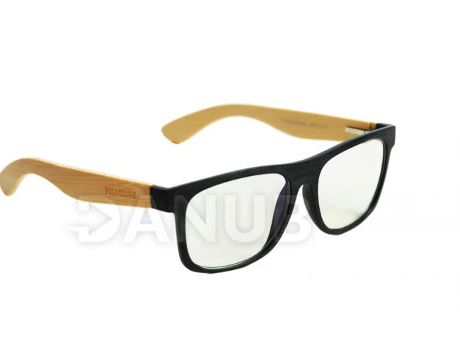 Brýle na počítač Blue Light dřevěné Wayfarer Modern Black Wood