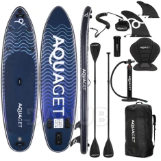 Paddleboard s příslušenstvím - 320 cm - 150kg - tmavomodrý