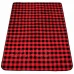 Pikniková deka 200 x150cm - červené káro