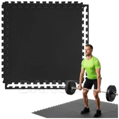 Protiskluzová puzzle podložka - 100x100x2 cm - 1ks - EVA pěna - grafitově šedá