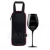 Pouzdro s maxi sklenicí na víno Who Cares - černá