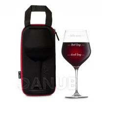Pouzdro s maxi sklenici na víno Who Cares