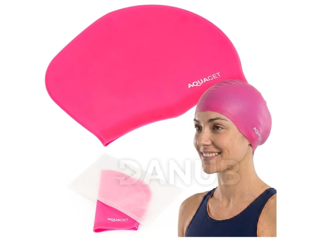 Silikonová plavecká čepice - univerzální unisex - růžová Silikonová plavecká čepice - univerzální unisex - růžová