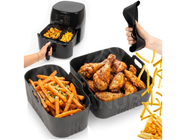 Silikonová vložka do fritézy Airfryer 1,5/3 l, sada 2 kusů Silikonová vložka do fritézy Airfryer 1,5/3 l, sada 2 kusů
