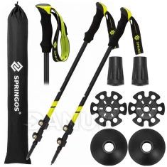 Skládací turistické trekingové hole s nastavitelnou délkou na více povrchů + obal