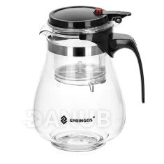 Skleněný džbán 1.65 L - transparentní/černá