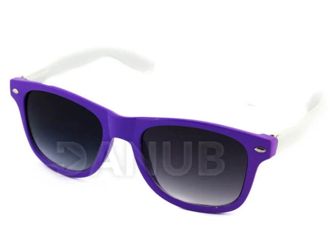 Sluneční brýle Wayfarer - fialova-bílá