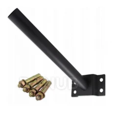 Solární držák na pouliční lampu - 50cm - Ø58 mm - černý