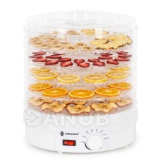 Sušička potravin - 5 úrovní - 15l - 350W - 32 cm - bílá