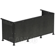 Stínící balkonová záclona - 1,2x5 m - 95% stínění - antracitová