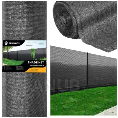 Stínicí síť - 95% stínění - 1,5x10m - 185g/m2 - světlý antracit