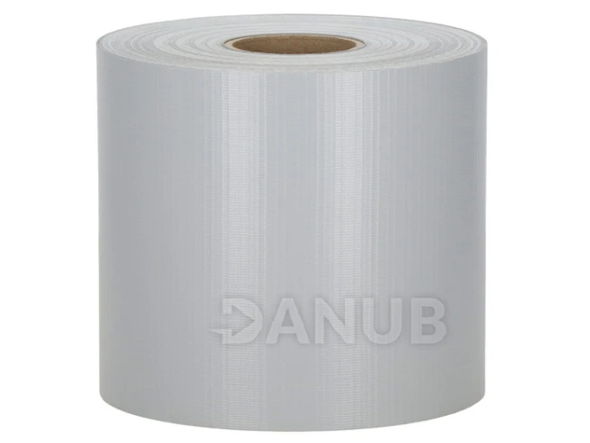 Stínicí páska na plot - 450g/m2 - 50m x 19 cm - světle šedá + 20ks klipů