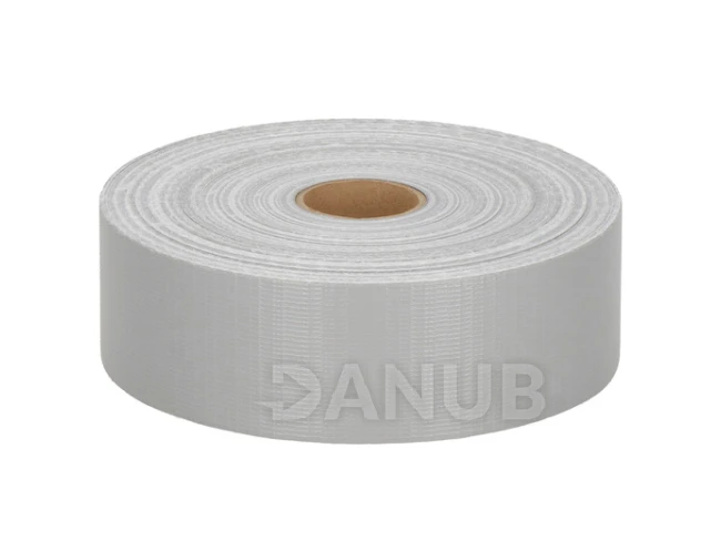 Stínicí páska na plot - 450g/m2 - 50m x 4,75cm - světle šedá + 20ks klipů