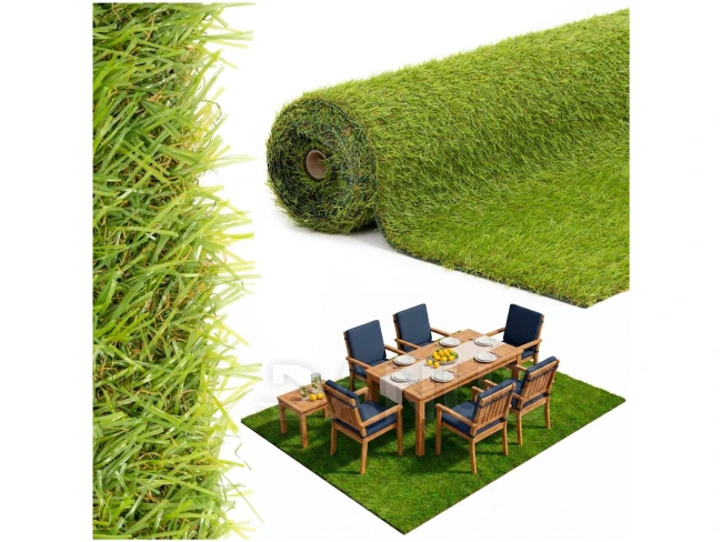 Umělá tráva - 1 x 5 m - 20 mm - zelená Umělá tráva - 1 x 5 m - 20 mm - zelená