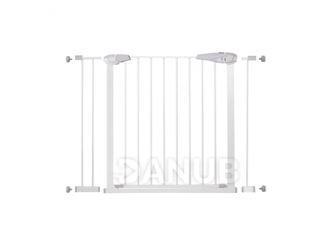 Bezpečnostní bariérová zabrána pro schody a dveře - bílá - 97-106 cm