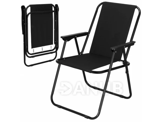 Skládací křeslo - černá